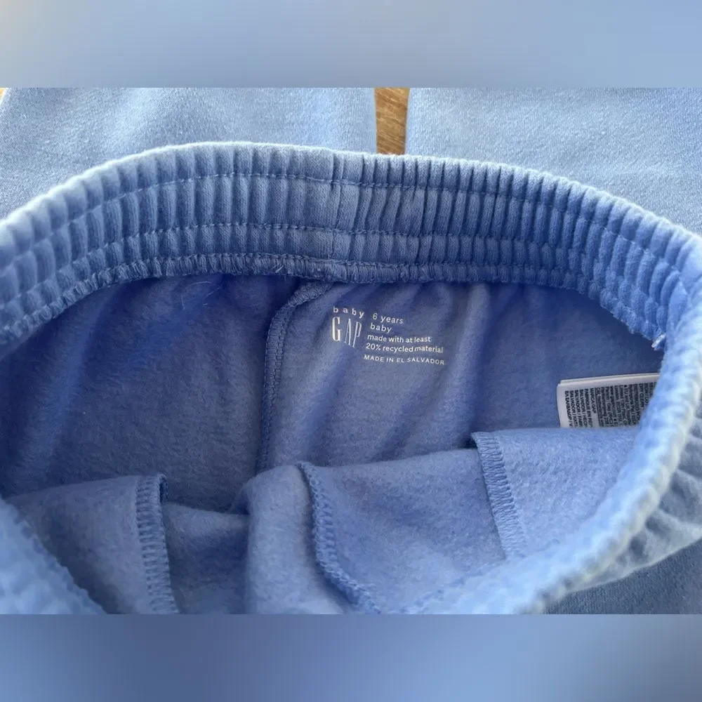 Baby GAP Vintage Soft Easy Joggers Cornflower Blue, Size 6‎ Years, NWT